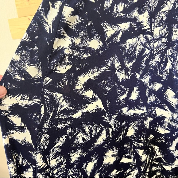 T-bags LosAngeles Anthropologie Blue White Jersey Twist strap Maxi Dress size S - Picture 6 of 11